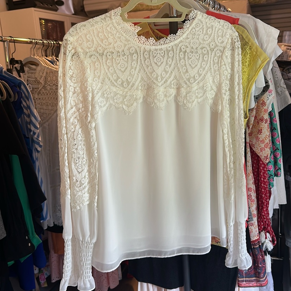 White House Black Market Long sleeve top